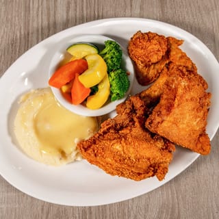 4 PC Broasted Chicken Dinner