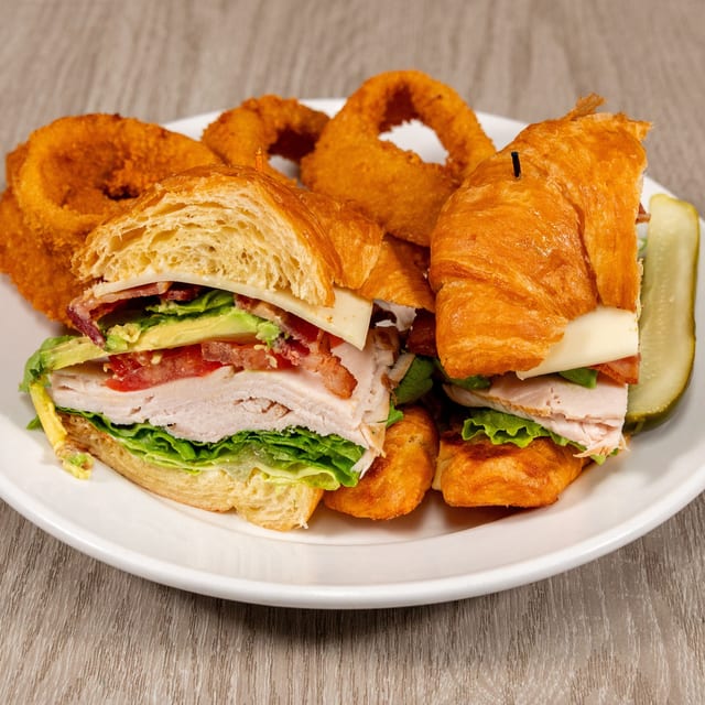 Turkey Croissant Sandwich.