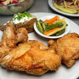 4 PC Broasted Chicken Dinner