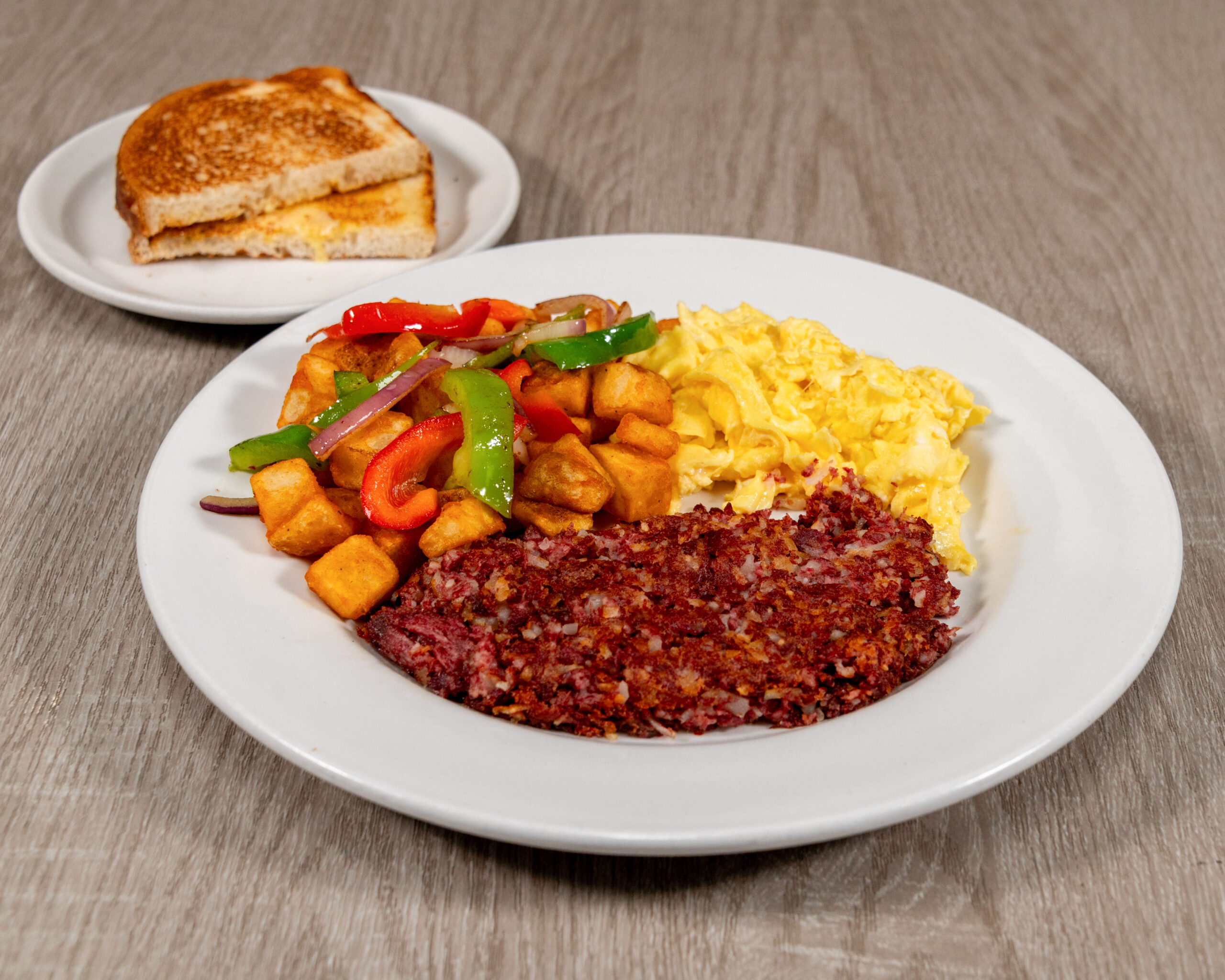 Corned Beef Hash & Eggs