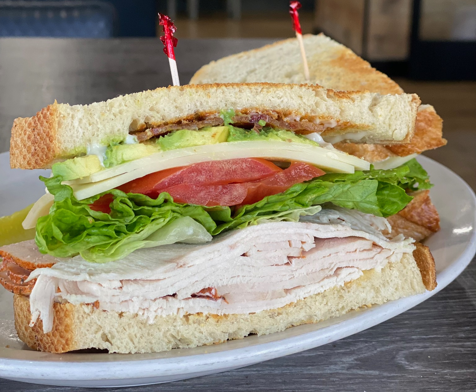 Turkey Avocado Bacon Sandwich